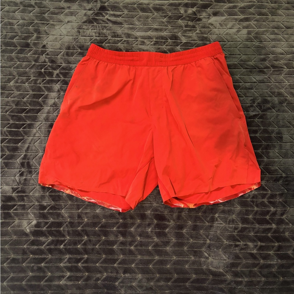 lululemon athletica Red Athletic Shorts